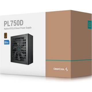 DeepCool PL750D Strømforsyning - 750 Watt - 120 mm - ATX 3.0 - 80 Plus Bronze certified