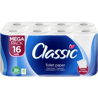 Toiletpapir 16 ruller - Classic (På lager i butik)