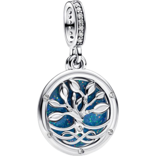 Pandora 793599C01 Charm-Anhänger 925 Silber Leuchtender Unendlichkeitsbaum