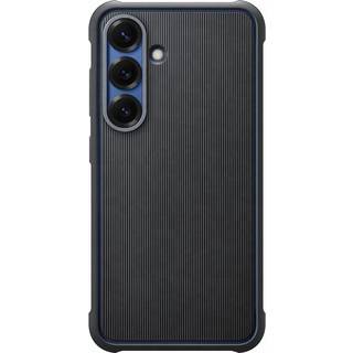 Samsung Galaxy S25 Cover med træstruktur - Sort