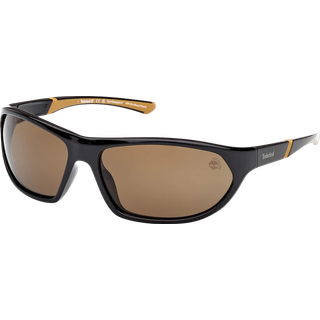 Timberland Mand TB00035 01H Solbriller Injiceret Sort Brun Firkantet Polariseret