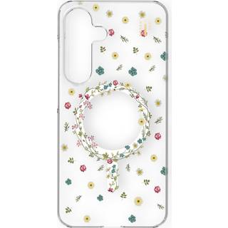 Samsung Galaxy S25 iDeal Of Sweden Clear Case - Trådløs Opladning - Petite Floral