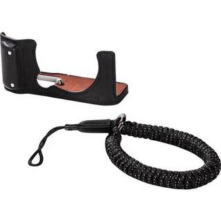 SmallRig 4879 Camera Leather Half Case Kit for FUJIFILM X-M5 Black