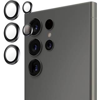 PanzerGlass Samsung Galaxy S25 Ultra Hoops camera Lens Protector, sort ➞ På lager - klar til levering og afhentning