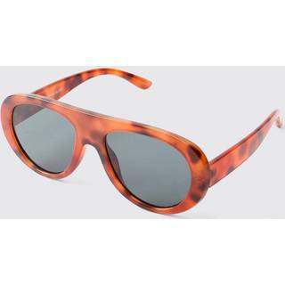 Mens Brown Tortoise Retro Sunglasses