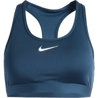 Nike Swoosh Medium Support Bra Str. XL Blå