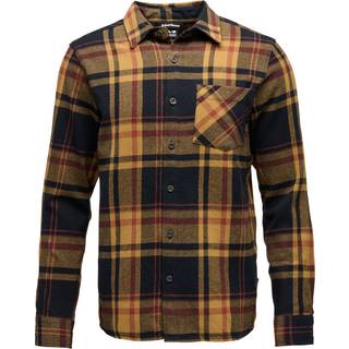 Black Diamond Men's Project Flannel Shirt Black-Flax Plaid, S