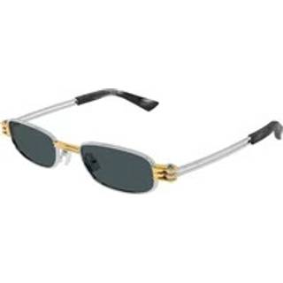 Bottega Veneta BV1381S 003 50 Solbriller Mænd Silver - Gold - 50mm
