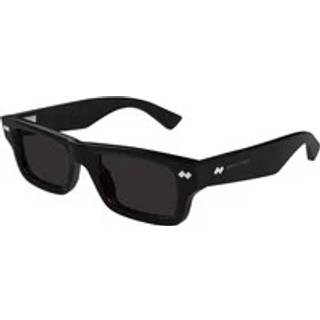 Bottega Veneta Unisex BV1351S 001 Solbriller Acetat Sort Grå Firkantet