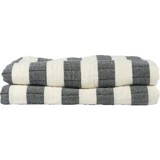 Sagaform Emilie plaid 130x170 cm Sort-hvid