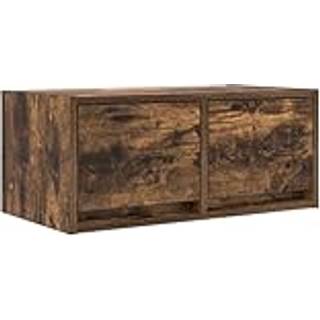 tv-bord 60x31x25,5 cm konstrueret træ røget egetræsfarve