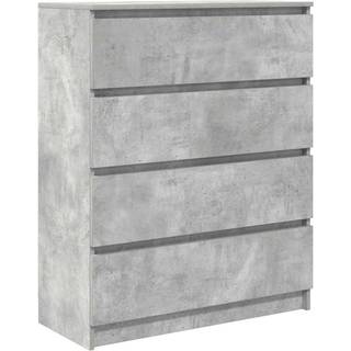 skænk 80x35x99 cm konstrueret træ betongrå