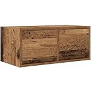 tv-bord 60x31x25,5 cm konstrueret træ antikt trælook