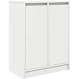 Skænk 57X34X76 Cm Konstrueret Træ Etræsfarve - Hvid