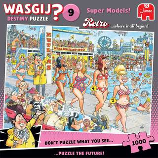 Puslespil "Wasgij Retro Destiny 9, Super Models!" 1000 Brikker