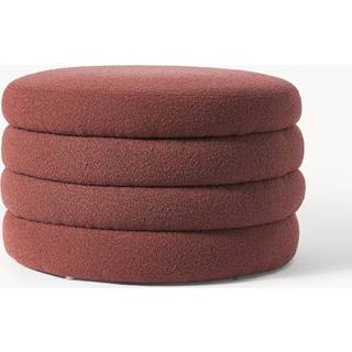XL Bouclé-puf Alto med opbevaring