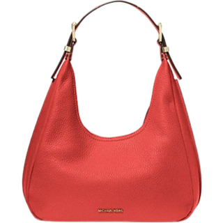 MK Nolita Small Pebbled Leather Hobo Shoulder Bag - Red - Michael Kors - ONE SIZE