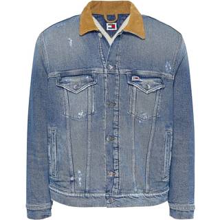 Jacket Tommy Jeans Ryan Teddy Regular Trucker Jacket Denim L - Denim - L