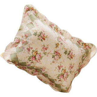 Benjara Denali stof standardstørrelse fusk med blomsterprint multikolor