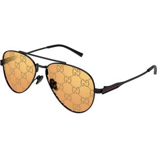 Gucci Mand GG1874S 005 Solbriller Metal Sort Orange Pilot