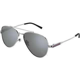 Gucci Mand GG1874S 002 Solbriller Metal Ruthenium Sølv Pilot