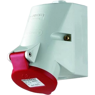 Mennekes CEE vægudtag 5 polet 16A 400V IP44 111
