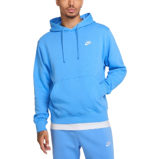 Sweatshirt med hætte Nike Club Fleece Hoody bv2654-412 Størrelse S