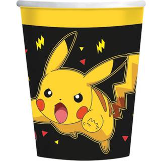 Pokemon papkrus 8 stk. - Pikachu