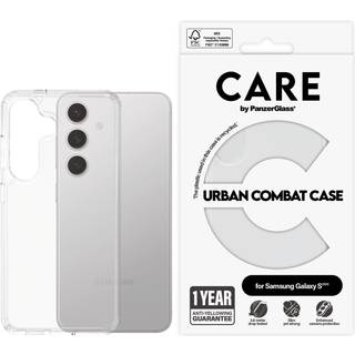 CARE by PanzerGlass Samsung Galaxy S25 FLAGSHIP Urban Combat Cover - Gennemsigtig