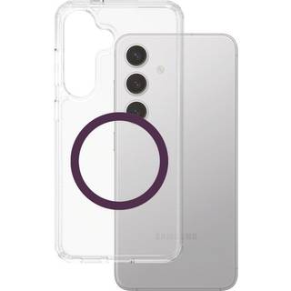 CARE by PanzerGlass Flagship Case Transparent Urban Combat w. Plum Purple QI Compatible Samsung Galaxy S25
