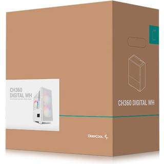 DeepCool CH360 Digital - Kabinet - Miditower - Hvid