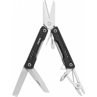 NexTool Sailor mini multitool 10-i-1 med saks - Sort