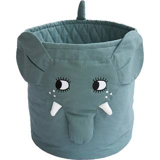 Roommate Mini Opbevaringskurv Elefant, Blå