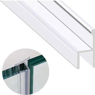 Zengest Glass Door Seal Strip 120 tommer bl?d brused?r fejning for at stoppe l?kager bruser silikone s?lstrimmel