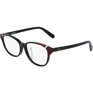 Salvatore Ferragamo SF2809A Asian Fit 001 54 Briller Kvinder Black - Black Red Blue Laminate - 54mm