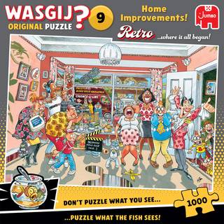 Puslespil "Wasgij Retro, Original 9, Home Improvements" 1000 Brikker
