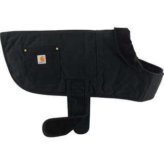Carhartt Firm Duck Isoleret hund Chore Coat Holdbar vejrbestandig jakke til kolde og blæsende forhold PFAS -gratis (sort) medium
