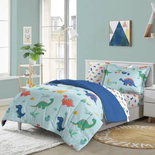 Dream Factory Kids 7-Piece Komplet seng Sæt Easy-Wash Super Soft Microfiber Dyne