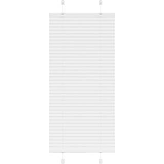 Plisségardin Hvid 55x150 cm Stofbredde 54,4 cm Polyester