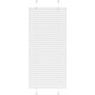 Plisségardin Hvid 55x100 cm Stofbredde 54,4 cm Polyester