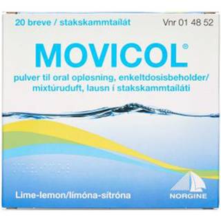 Movicol Pulver Oral Opløsning Lemon- & Limesmag (20 breve)