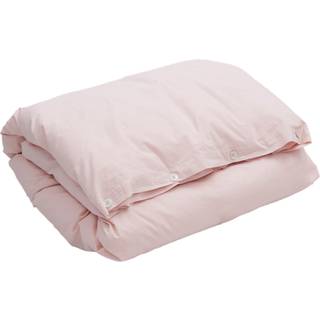 Tekla - Percale Double Duvet Cover 220x220, Petal Pink - Lyserød
