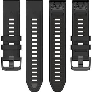 Silikonearmbånd til Garmin Fenix 8 43mm - Svart