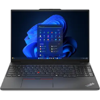 Lenovo ThinkPad E16 AMD G2 AMD Ryzen 7 7735HS-processor 3,20 GHz op til 4,75 GHz, Intet styresystem, 512 GB SSD M.2 2242 PCIe Gen4 TLC Opal