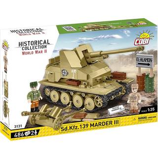 Sd.Kfz.139 Marder III Cobi Byggeklodser World War II 3131