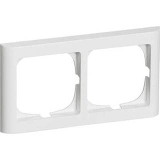 LK FUGA Softline 63 ramme 2 modul vandret hvid