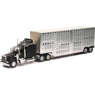 1/32. ny Ray Kenworth W900 Pot Belly Livestock Trailer