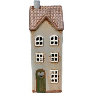 Det Gamle Apotek, Keramik hus, beige, 23 cm | Nr.1230