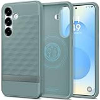 Samsung Galaxy S25 Spigen Parallax Mag Hybrid Cover - Salvie grøn