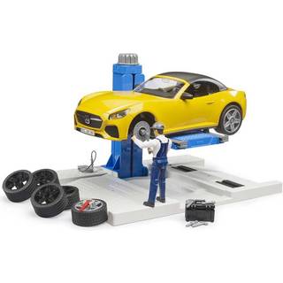 Bworld Servicecenter med Roadster Bruder Playset 62112